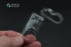 Quinta Studio QC72006 Mi-24/35 all bubble-version vacuformed clear canopy (for Zvezda kit) 1/72